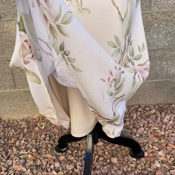 Vintage Kathy Roberts Floral Formal Dress - Picture 16 of 16